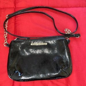 Kathy Van Zeeland Black Patent Leather
Crossbody NWOT